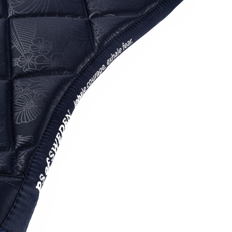 PS Of Sweden Floret Jump Saddlepad - Navy-2